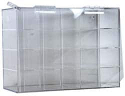20 Pair Cabinet with Individual Compartments, Safety Glasses Dispenser - 86374501