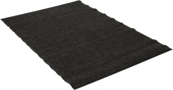 6' Long x 4' Wide, Poly Blended Carpet Surface, Ribbed Entrance Matting - 88266176