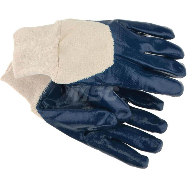General Purpose Work Gloves: Small, Nitrile Coated, Jersey - 89039937
