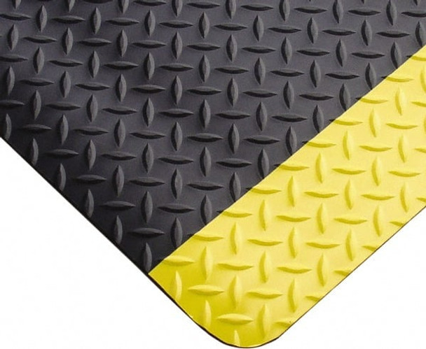 Anti-Fatigue Mat: 36in Length, 36in Wide, 1in Thick, Vinyl, Beveled Edge, Heavy-Duty - 91268953