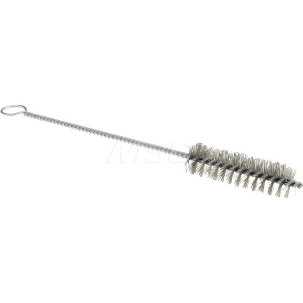 2-1/2in Long x 7/8in Diam Stainless Steel Twisted Wire Bristle Brush - 3716107