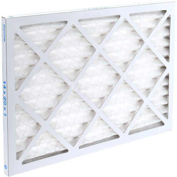 14 x 20 x 1in, MERV 8, 35&#37; Efficiency, Wire-Backed Pleated Air Filter - 6222145