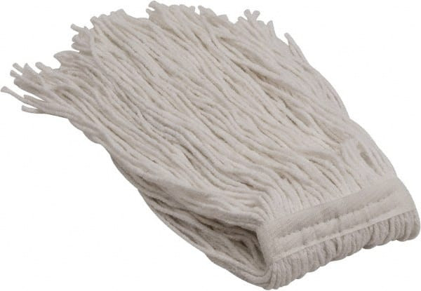 1-1/4in White Head Band, Medium Rayon Cut End Mop Head - 8070021