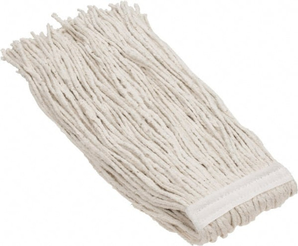 1-1/4in Red Head Band, Large Cotton Cut End Mop Head - 9246281