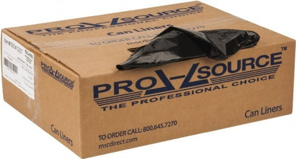 100 Qty 1 Pack 56 Gal 1.25 mil Heavy-Duty Trash Bag - 9341207