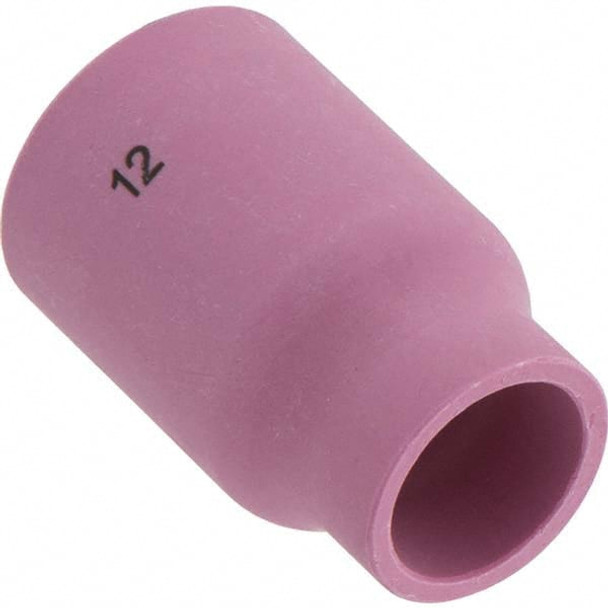 TIG Torch Nozzles; Industry Specification: 53N87 ; Type: Alumina Gas Lens Nozzle ; Orifice Size: 3/4 (Inch); For Use With: 17;18;26 ; Size: 12 ; PSC Code: 3438 - 18607317