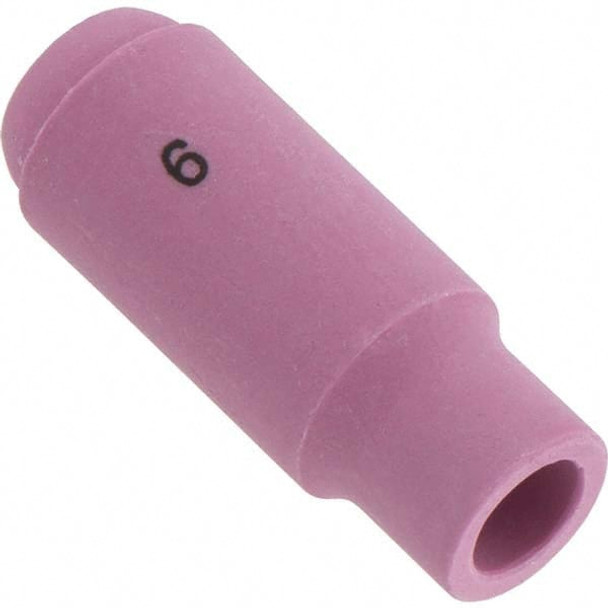 TIG Torch Nozzles; Industry Specification: 10N48 ; Type: Alumina Nozzle ; Orifice Size: 3/8 (Inch); For Use With: 17; 18; 26 ; Size: 6 ; PSC Code: 3438 - 18607358
