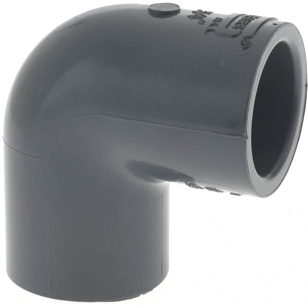 3/4in PVC Plastic Pipe 90&deg; Elbow - 37000288