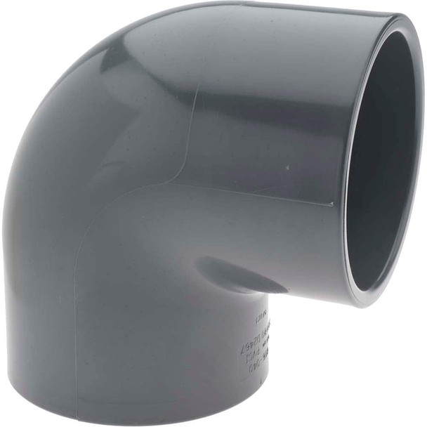 4in PVC Plastic Pipe 90&deg; Elbow - 37000353