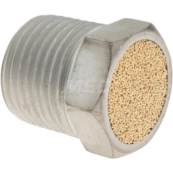 3/8 Male NPT, 11/16in Hex, 3/4in OAL, Breather Vent - 42008730