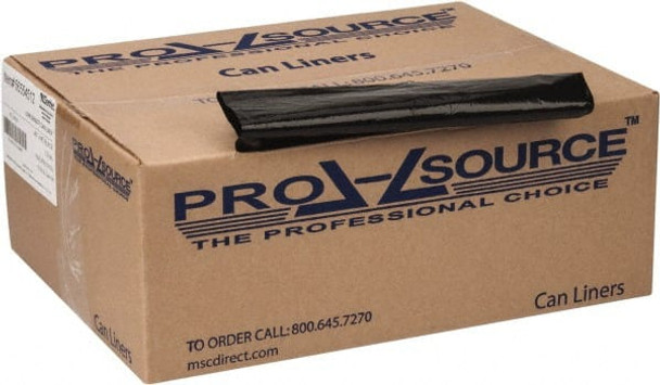 Pack of (100), 45 Gal, 1.5 mil Heavy-Duty Trash Bags - 56554512