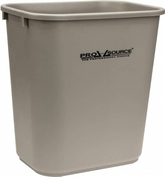 28 Qt Rectangle Gray Trash Can - 66506452