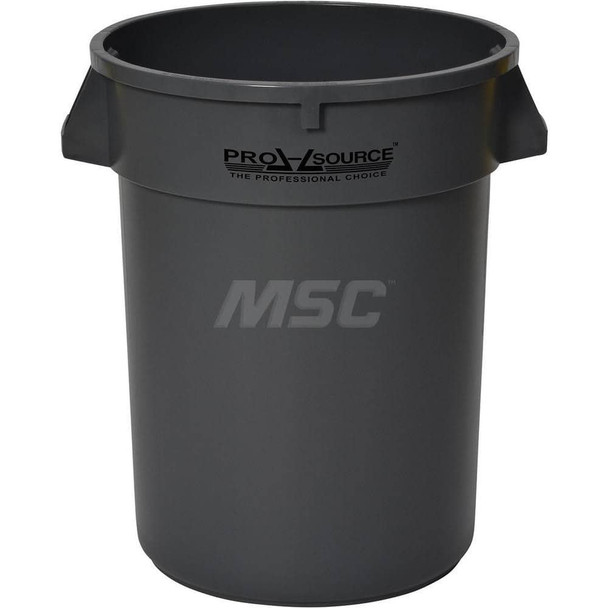 32 Gal Round Gray Trash Can - 66506569