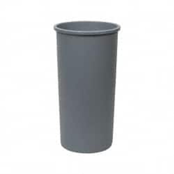 22 Gal Round Gray Trash Can - 9306622