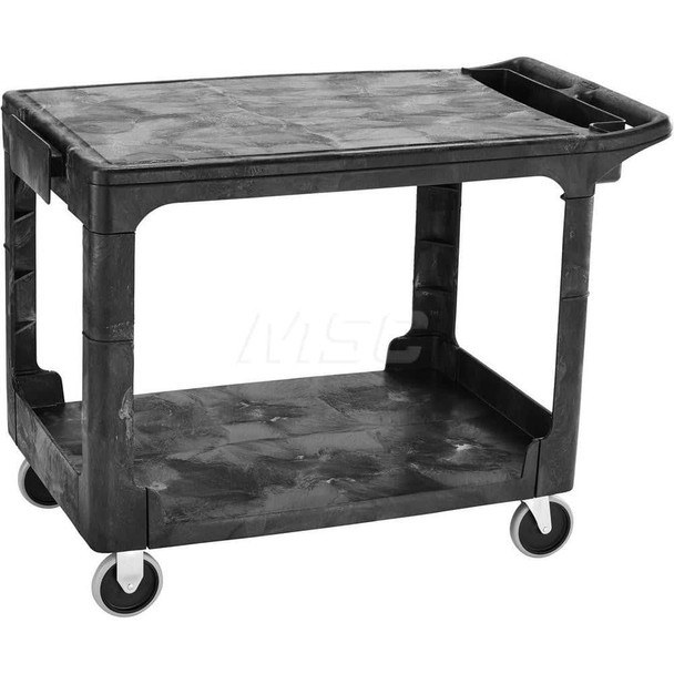Carts; Type: Material Handling Carts ; Load Capacity (Lb.): 500.000 ; Number of Slots: 2 ; Number of Shelves: 2 ; Height (Inch): 10.25 ; Material: structural foam  - 13885892