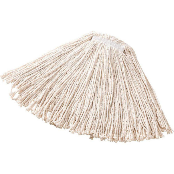 5in Orange Head Band, Small Blended Fiber Cut End Mop Head - 57801433