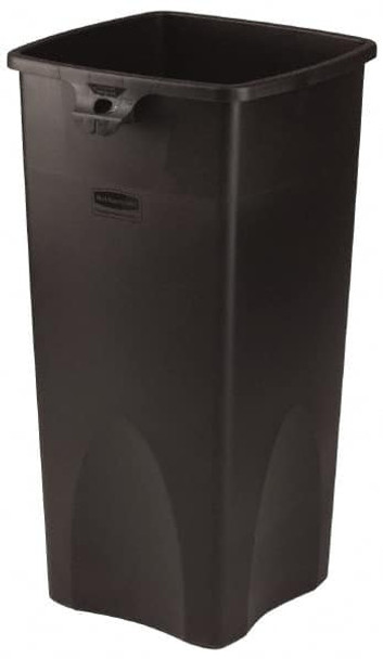 23 Gal Square Black Trash Can - 81387193