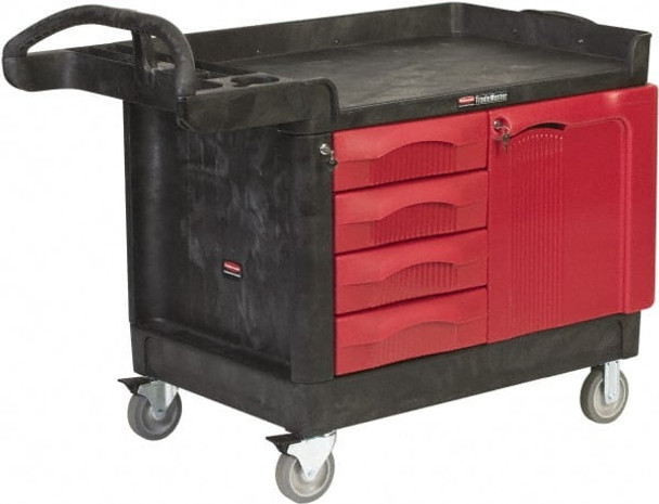 750 Lb Capacity, 4 Shelf Mobile Cabinet - 86278611