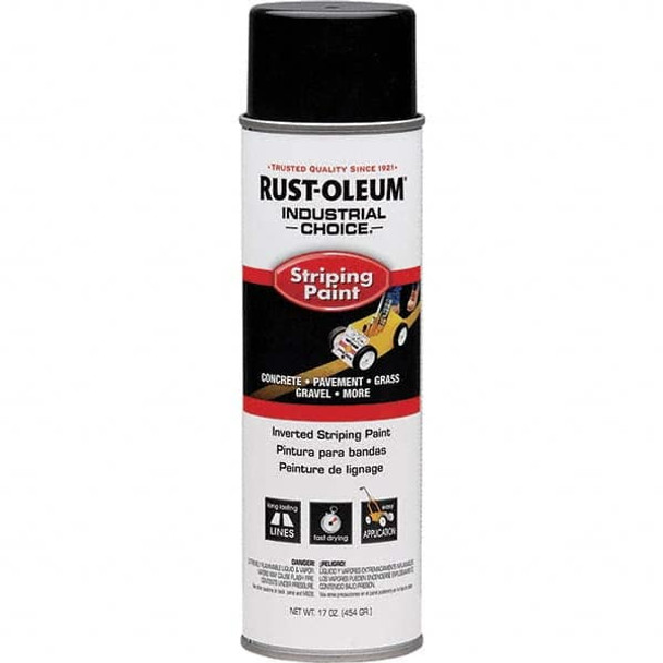18 fl oz Black Striping Paint - 5240379