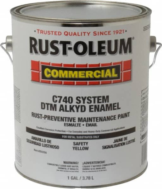 1 Gal Yellow Gloss Finish Alkyd Enamel Paint - 40961070