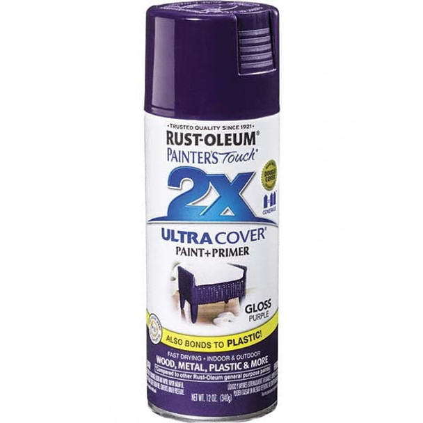 Purple, Gloss, Enamel Spray Paint - 46976080