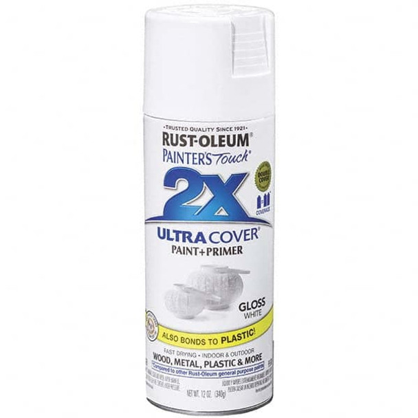 White, Gloss, Enamel Spray Paint - 53129912