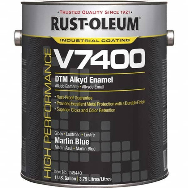1 Gal Marlin Blue Gloss Finish Alkyd Enamel Paint - 63520787