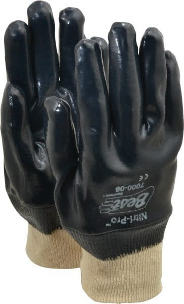 General Purpose Work Gloves: Small, Nitrile Coated, Cotton & Jersey - 255422