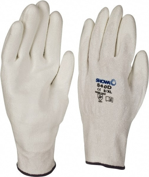 Cut, Puncture & Abrasive-Resistant Gloves: Size XL, ANSI Cut A2, ANSI Puncture 2, Polyurethane, Dyneema - 6638019