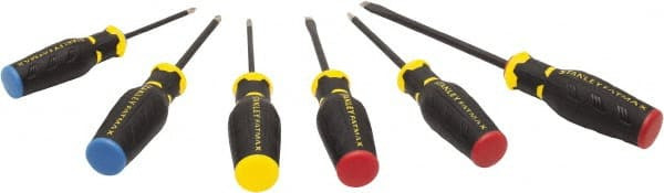 6 Piece Slotted, Phillips, Square & Torx Screwdriver Set - 38720314