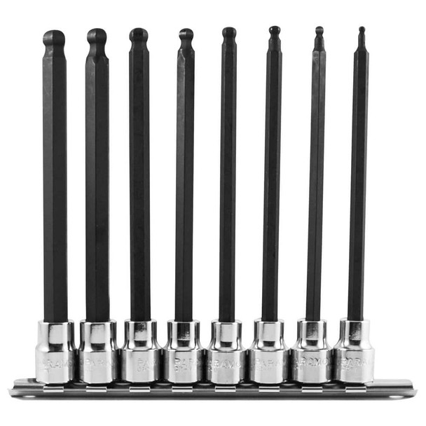 8 Pc 3/8" Drive Metric Ball Hex Bit Socket Set7574791