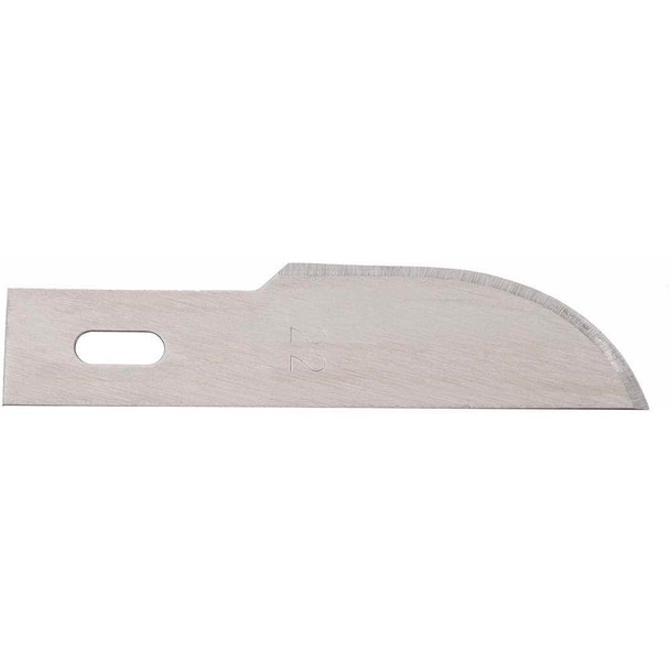 Knife Blades; Type: Hobby Blade ; Material: SK5 ; Applications: Use to Cut Wood,Paper,Pastic and More ; Blade Thickness (Decimal Inch): 0.0158 ; Blade Length (Inch): 1.7705 ; Blade Length (mm): 44.9707 - 19545607