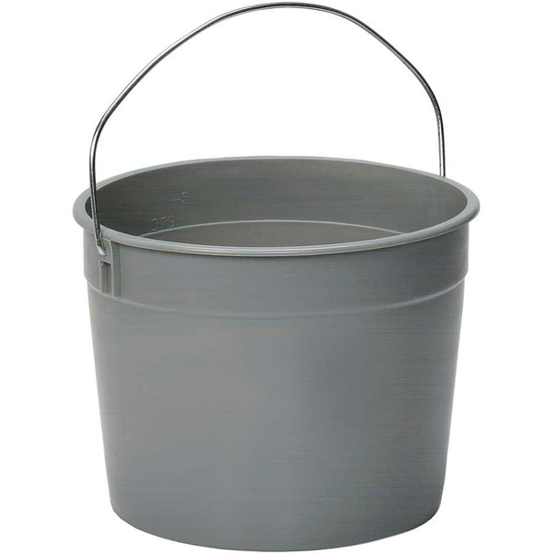 5 Qt, Plastic Round Gray Single Pail - 20230629