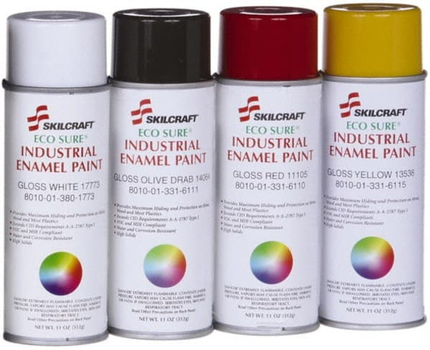 Spray Paints; Type: Aerosol Enamel ; Finish: Gloss ; Tack-free Dry Time (Minutes): 30 ; Recoat Dry Time (Hours): 48 ; Recoat Dry Time (Minutes): 120 - 80432263