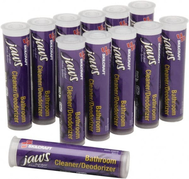 Pack of (12) 2 oz Containers Bathroom Cleaner Pellets - 87619037
