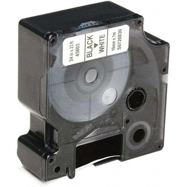 3/4in x 23' Black on White Label Printer Cartridge - 41311036