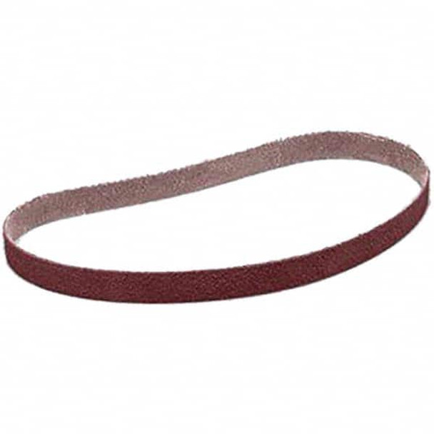 Abrasive Belt: 1in Width, 120 Grit, Aluminum Oxide - 14571806