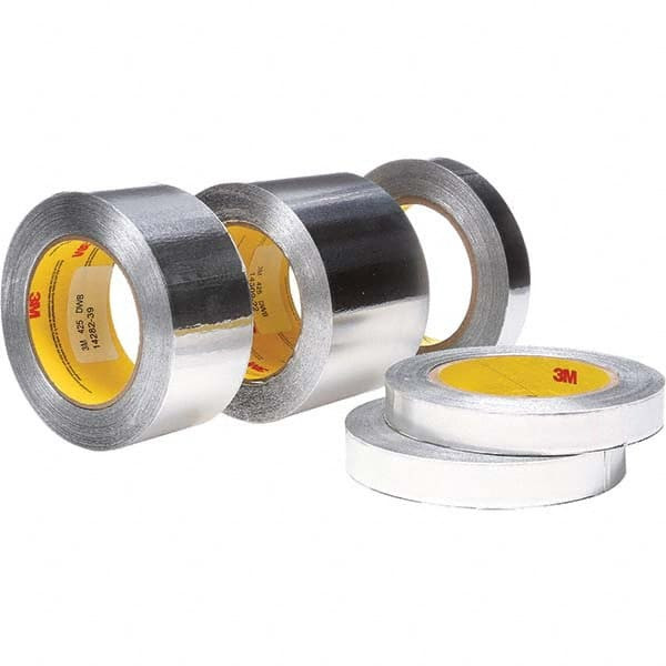 60 Yd x 4-1/2in x 2.8 mil Silver Aluminum Foil Tape - 13321427
