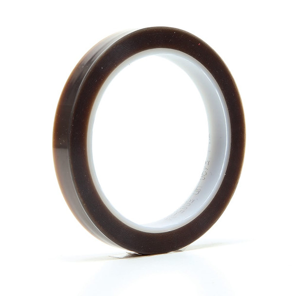 Film Tape; Material Type: PTFE ; Thickness (mil): 3.7000 ; Color: Brown ; Adhesive Material: Silicone ; Width (Inch): 1/2 ; Length (Feet): 108.000 - 15557887