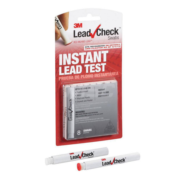 Chemical Detectors, Testers & Insulators; Type: Lead Check Swab ; Container Type: Plastic ; Container Size: 3 x 3 x 1/2 - 20391611