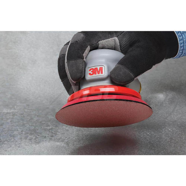 Hook & Loop Disc: 5in Dia, 150 Grit, Coated, Aluminum Oxide - 20635090