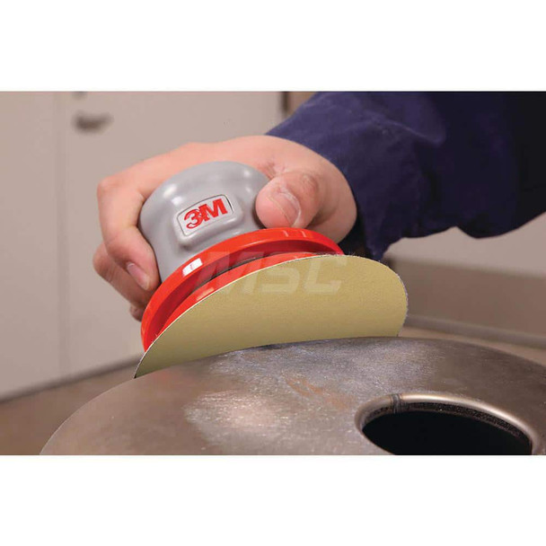 Hook & Loop Disc: 6in Dia, 400 Grit, Coated, Aluminum Oxide - 20635181