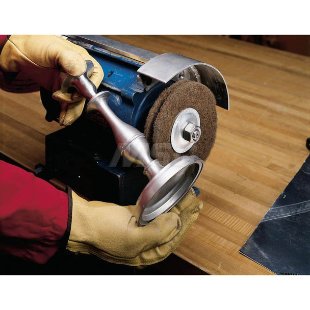 Hook & Loop Disc: 11-1/4in Dia, Non-Woven, Aluminum Oxide - 20636395