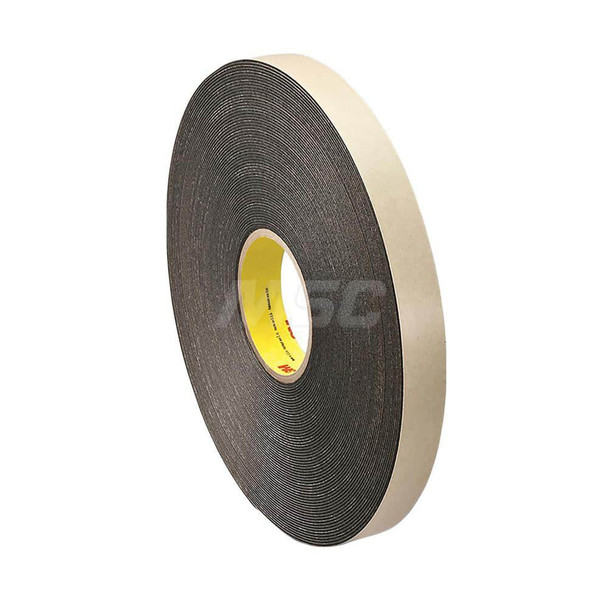 Double Sided Tape; Material Family: Foam ; Length Range: 36 yd. - 71.9 yd. ; Width (Inch): 1 ; Adhesive Material: Acrylic ; Thickness (mil): 62.0000 ; Material Type: Polyethylene Foam - 20702486