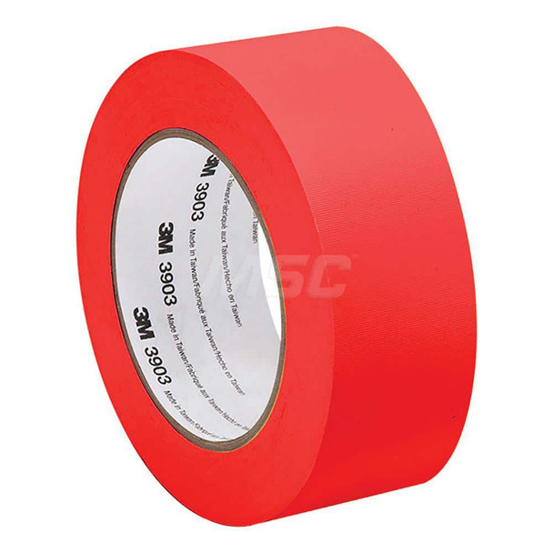 Duct & Foil Tape; Tape Type: Duct Tape ; Width (Inch): 4 ; Length Range: 36 yd. - 71.9 yd. ; Material Type: Vinyl ; Color/Pattern: Red ; Thickness (mil): 6.3000 - 20708111