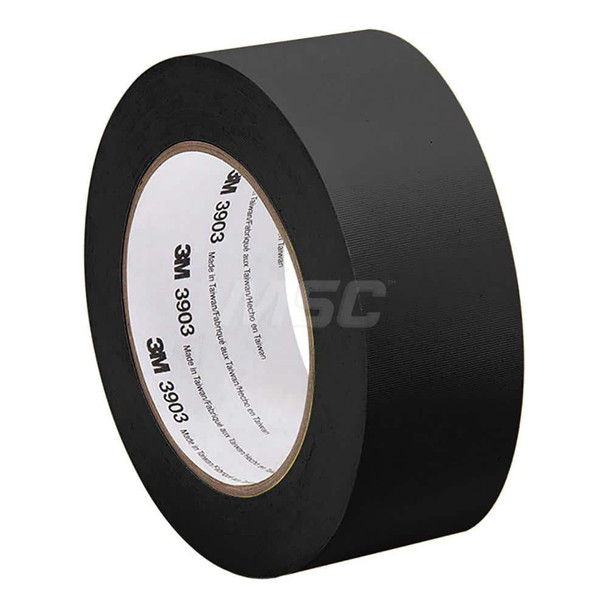 Duct & Foil Tape; Tape Type: Duct Tape ; Width (Inch): 3 ; Length Range: 36 yd. - 71.9 yd. ; Material Type: Vinyl ; Color/Pattern: Black ; Thickness (mil): 6.3000 - 20709184