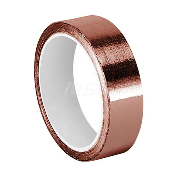 Duct & Foil Tape; Tape Type: EMI Shielding Tape; Foil Tape ; Width (Inch): 3/4 ; Length Range: 6 yd. - 11.9 yd. ; Material Type: Copper Foil ; Color/Pattern: Copper ; Thickness (mil): 3.5000 - 20709515