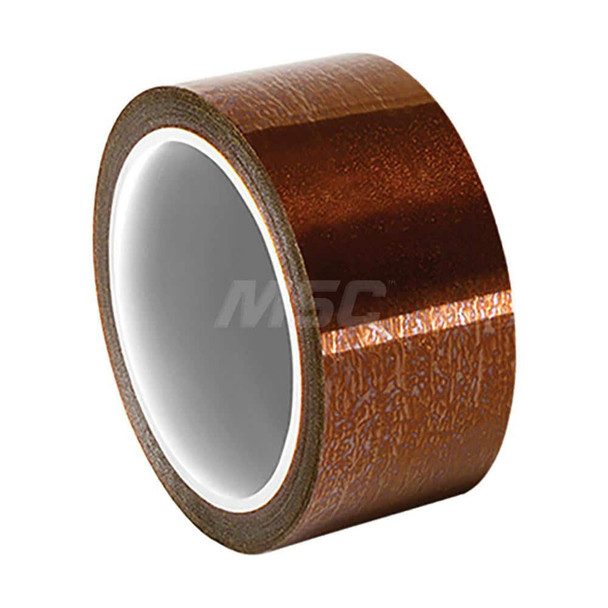 Film Tape; Material Type: Polyimide Film ; Thickness (mil): 2.5000 ; Color: Amber ; Adhesive Material: Silicone ; Width (Inch): 2 ; Length (Feet): 108.000 - 20713541
