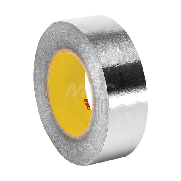 Glass Cloth Tape; Width (Inch): 1-1/4 ; Material Type: UPVC ; Color: Shiny Silver ; Adhesive Material: Silicone ; Length (yd): 36.00 ; Thickness (mil): 10.5000 - 20715520