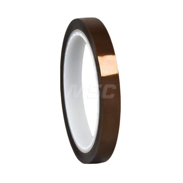 Film Tape; Material Type: Polyimide Film ; Thickness (mil): 2.5000 ; Color: Amber ; Adhesive Material: Silicone ; Width (Inch): 1/2 ; Length (Feet): 108.000 - 20715785